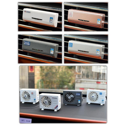Compact Solar Powered Car Air Freshener Decor