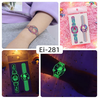 Shiny Style Watch Temporary Tattoo