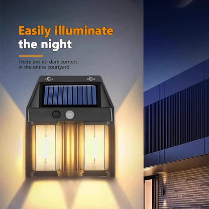 Outdoor LED Solar Powered Waterproof Wall Light