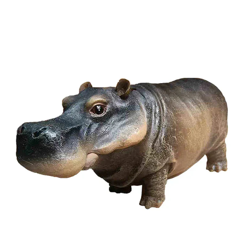 Tiny Fun Hippo Air Pump Aquarium Bubbler - Luxicro
