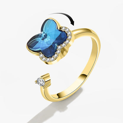 Glittering Cosmic Spin Ring