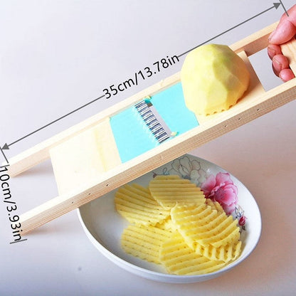Comfort Grip Contoured Vegetable Cutter - Luxicro