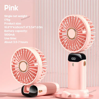 Mini Multi Function Fan with LED Screen