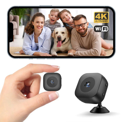 Compact Wireless Security Camera with Motion Alert