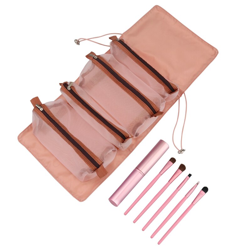 Compact Folding Cosmetic Travel Case Bag