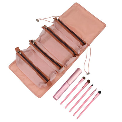 Compact Folding Cosmetic Travel Case Bag