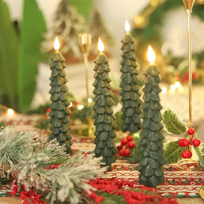 Cozy Woodland LED Candle Set