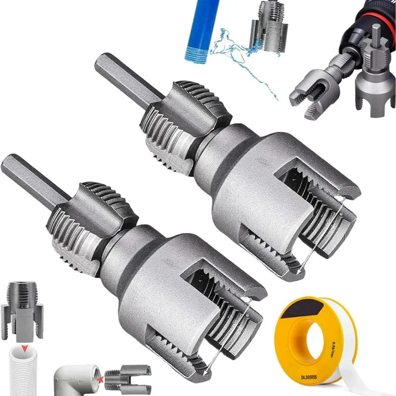 Pipe Thread Reamer Drill Bit Set
