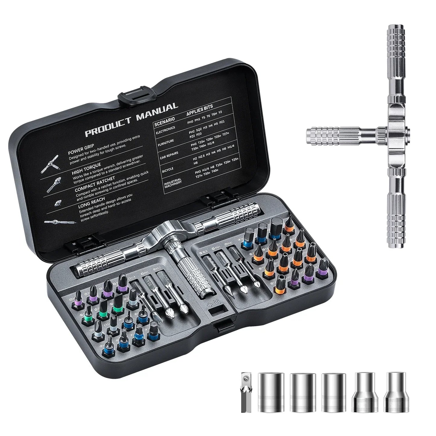 Magnetic Multi Tool Bit Set for DIY Home Repair Kits