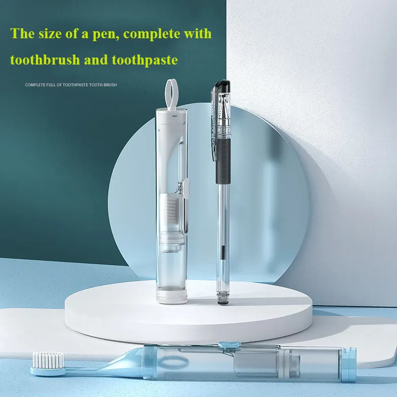 Compact Travel Toothbrush Holder Set