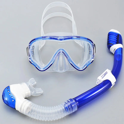 Junior Diving Mask Kit with Shatterproof Lens