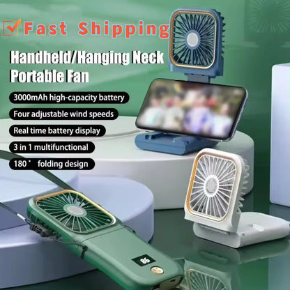 Compact USB 3-in-1 Personal Fan
