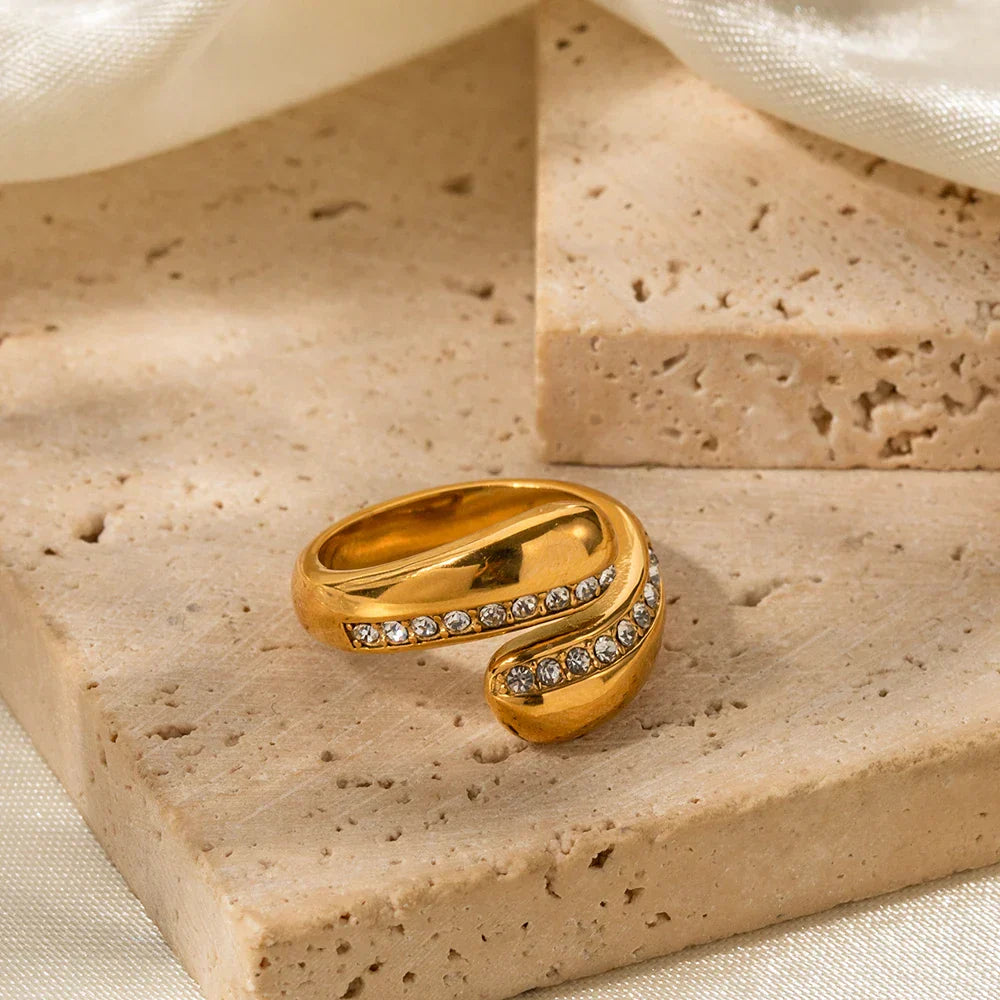 Luxury Crystal Fashion Wrap Ring