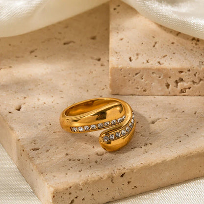 Luxury Crystal Fashion Wrap Ring