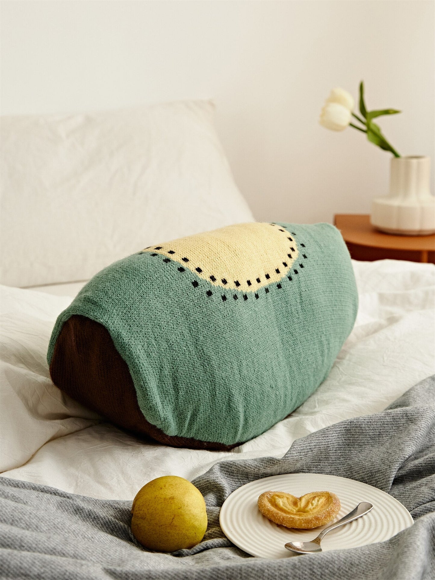 Colorful Fruit Throw Pillow
