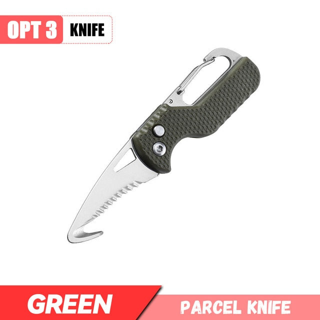 Compact Pocket Knife Multi-Tool Keychain