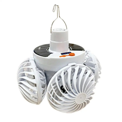 Compact Solar Powered Camp Lantern with Fan