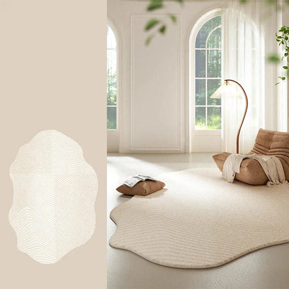 Neutral Colorful Stripe Floor Rug