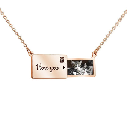 Personalized Photo Locket Pendant Necklace