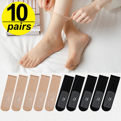 Breathable Soft Slim Ladies Summer Socks