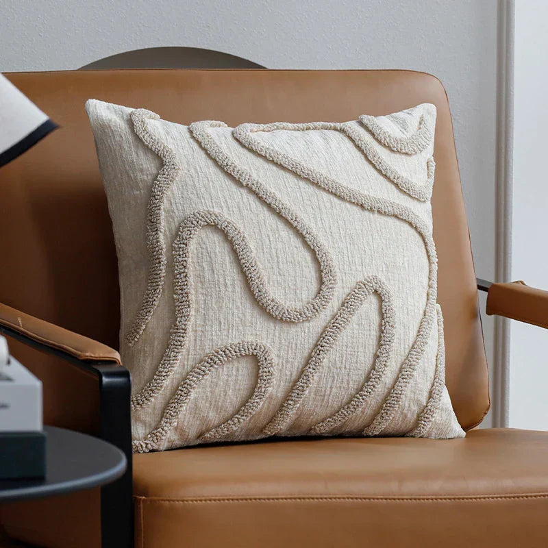 Soft Plush Throw Pillow with Classic Design - Luxicro