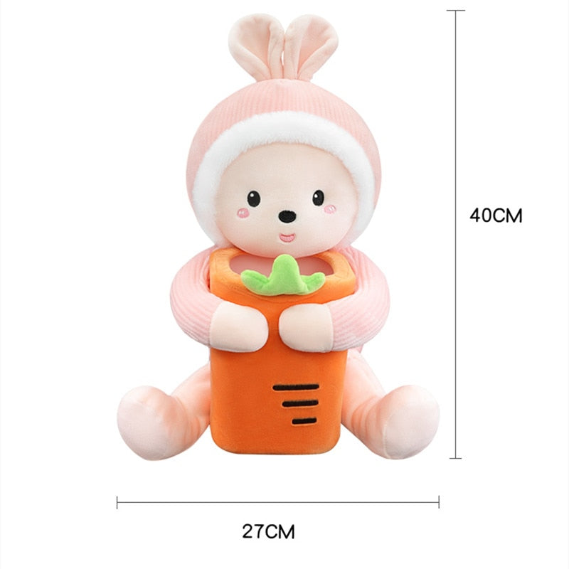 Soft Plush Friends Armrest Tissue Holder