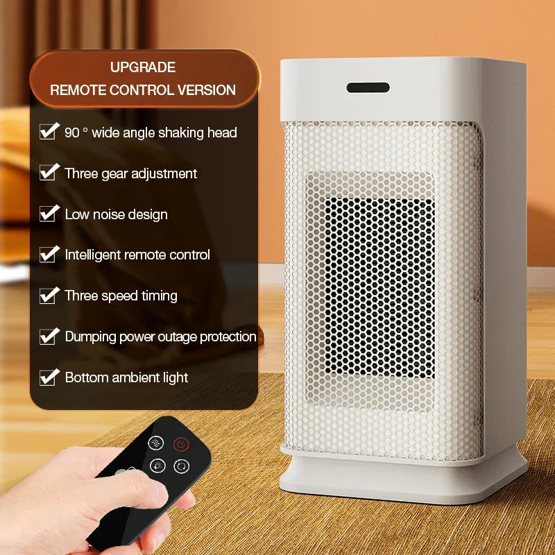 Compact Rechargeable Hand Warmer with LED Nightlight
