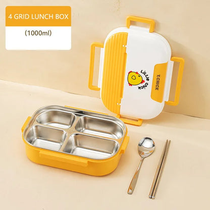 Insulated Stainless Steel Meal Prep Lunch Box Set