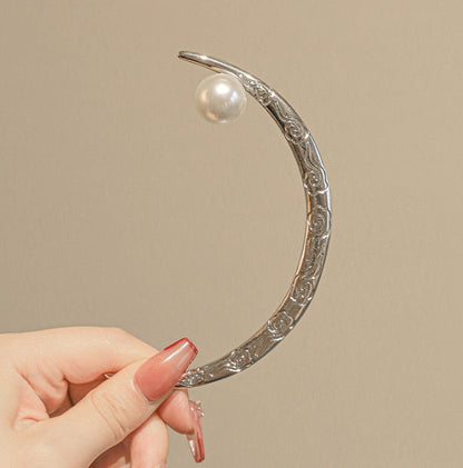 Vintage Moon Hair Clips