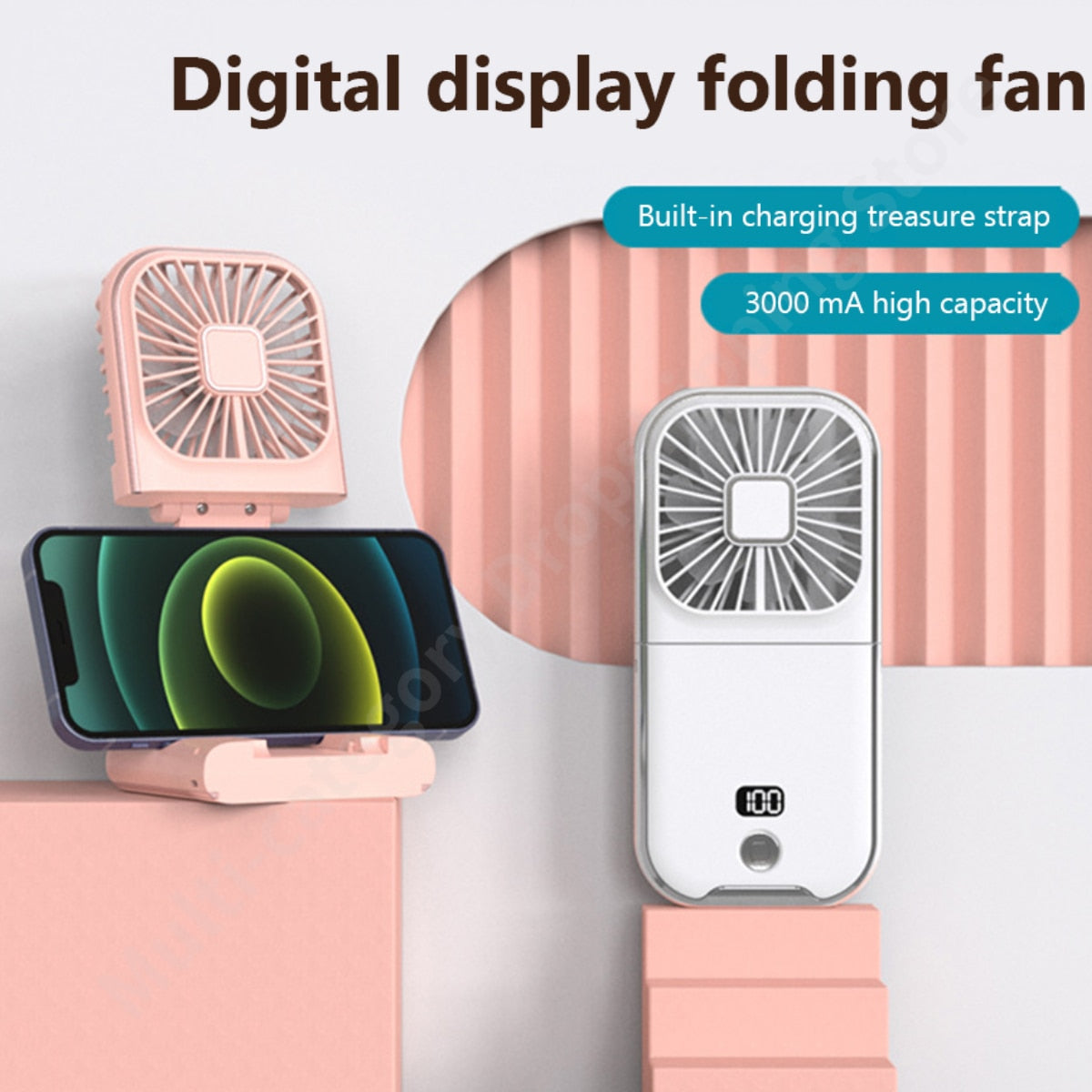 Portable Phone Cooling Pad with USB Charger
