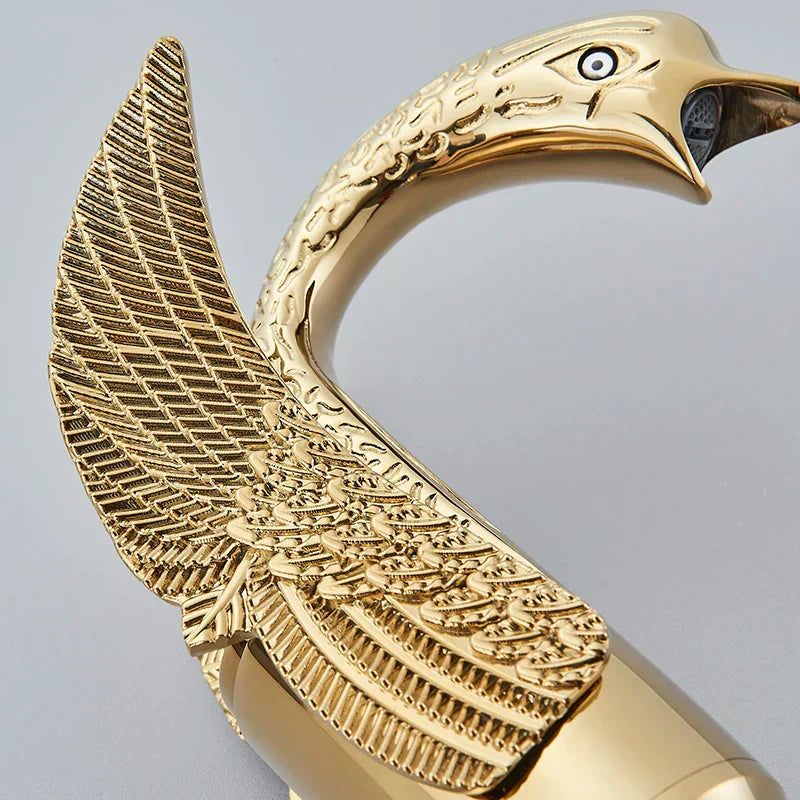 Premium One Handle Brushed Gold Sink Faucet