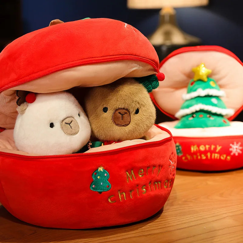 Cozy Holiday Plush Toy Set