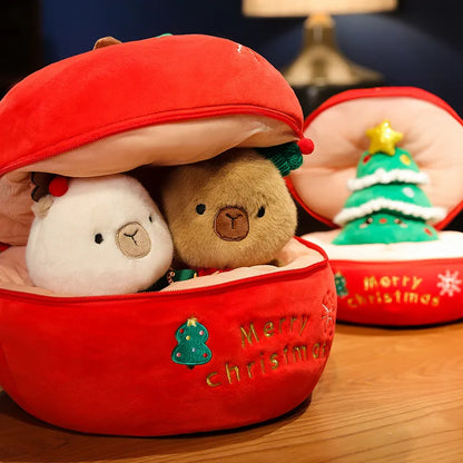 Cozy Holiday Plush Toy Set