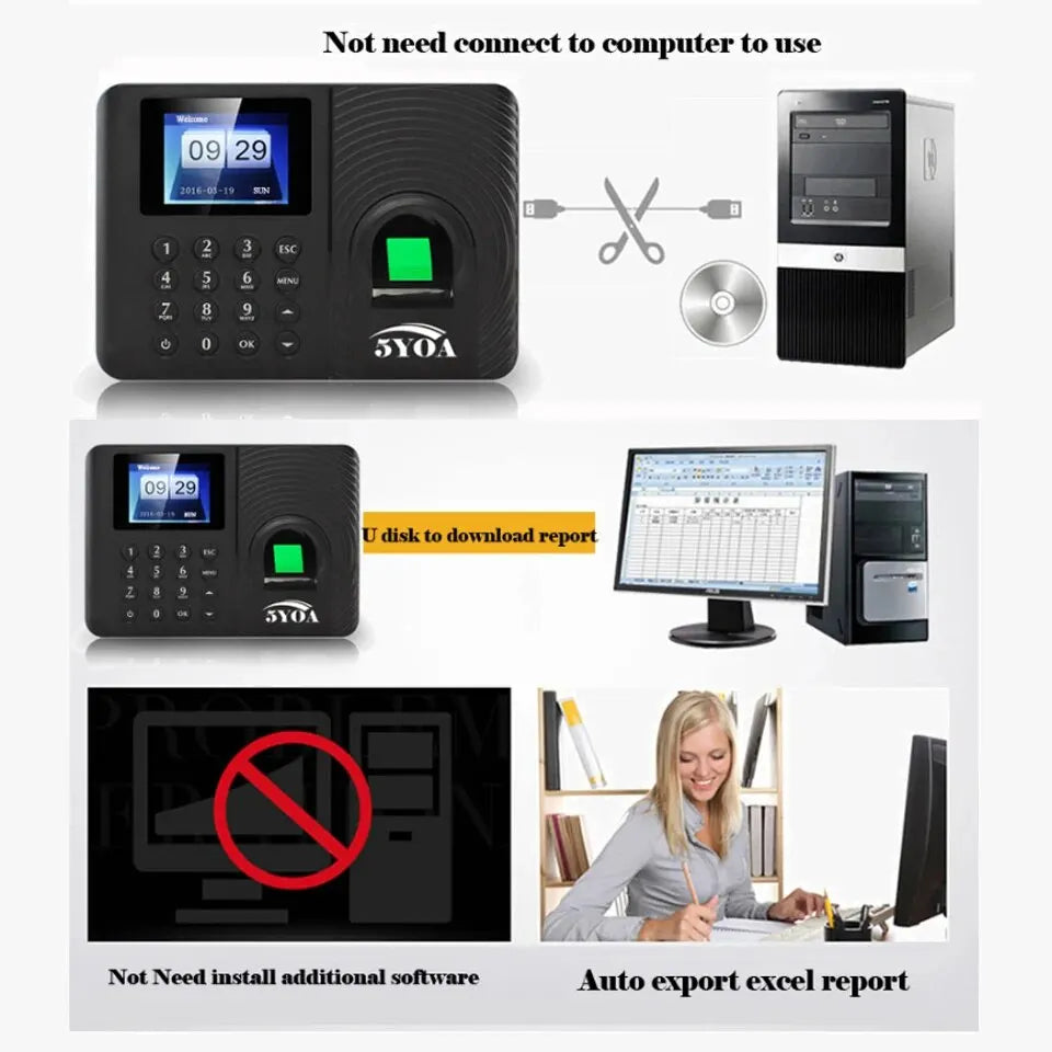 Accurate Fingerprint Attendance Recorder