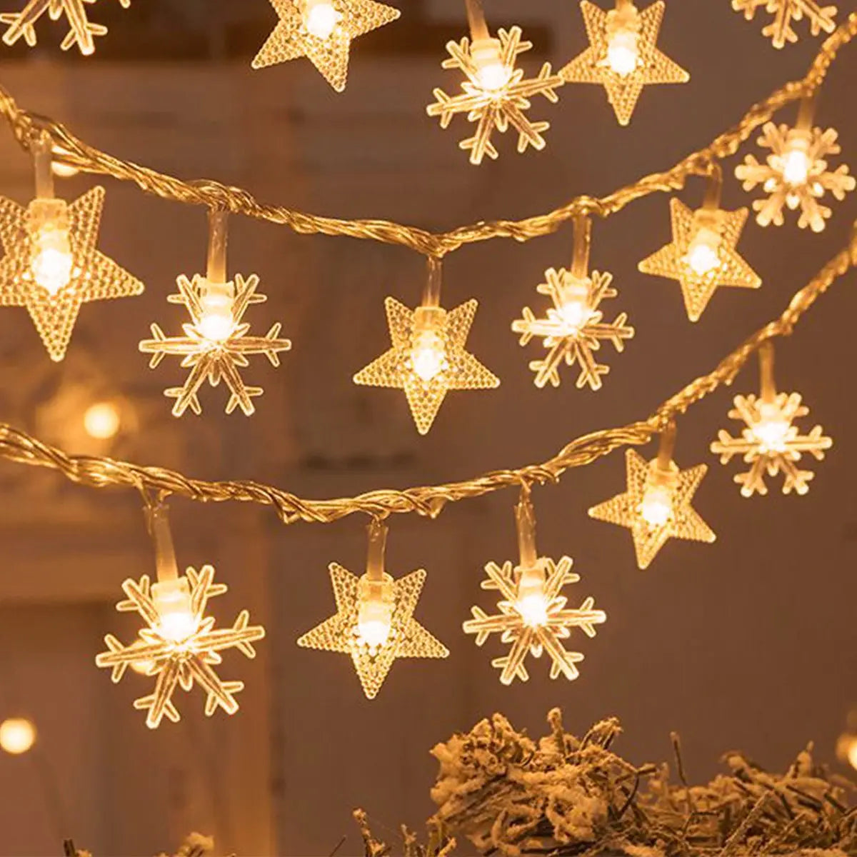 Bright Christmas String Lights for Home Decor - Luxicro