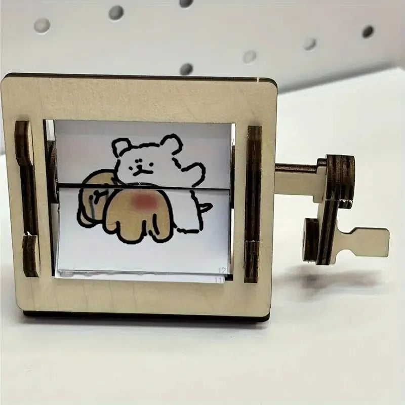 Creative Wooden Animation Kit Desktop Toy