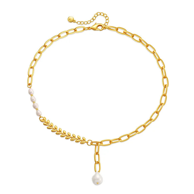 Delicate Gold Chain Layered Necklace