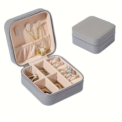 Compact Travel Jewelry Storage Case