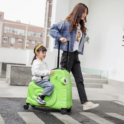 Colorful Kids Rolling Suitcase