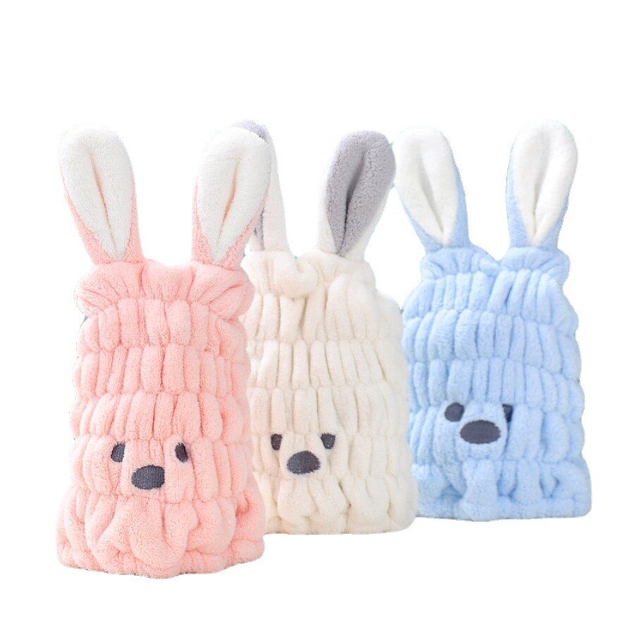 Colorful Kids Quick-Dry Bunny Towel