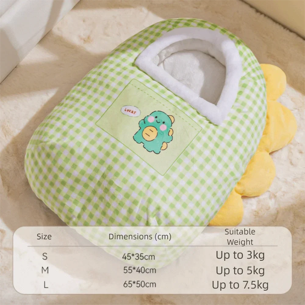 Cozy Plush Kitty Bed Hut