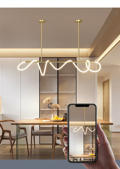 Modern Dimmable LED Ceiling Light Fixture
