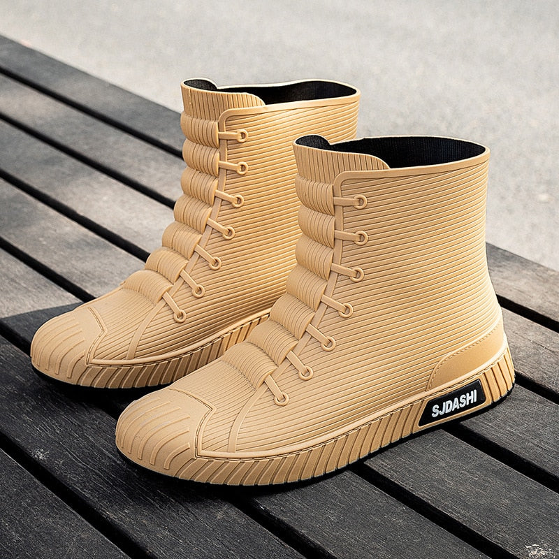 Comfortable Women's Rain Shoes With Grip Soles