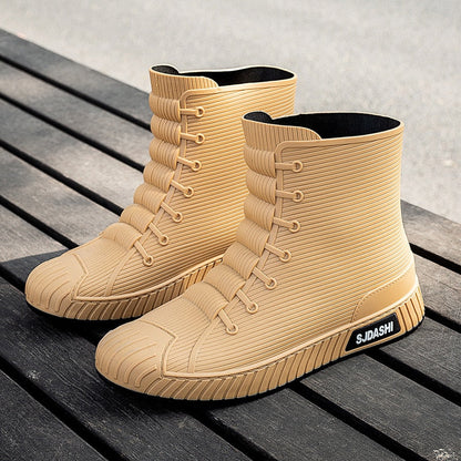 Comfortable Women's Rain Shoes With Grip Soles