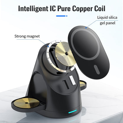 Portable 3 in 1 Phone Charging Dock Stand