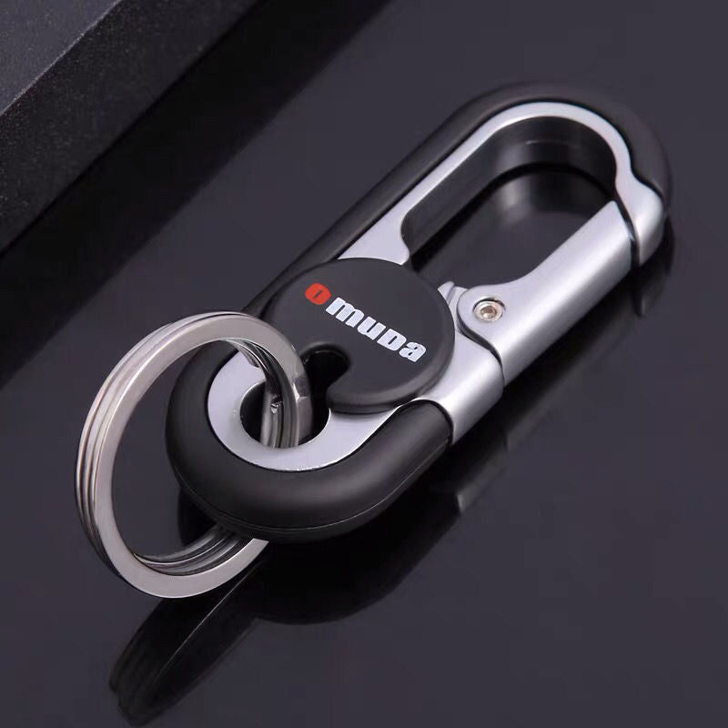 Durable Stainless Steel Keychain Ring Holder - Luxicro