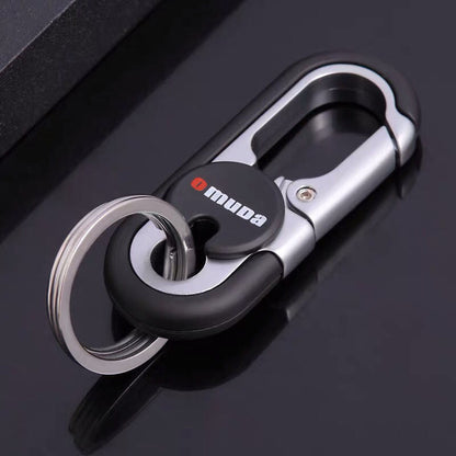 Durable Stainless Steel Keychain Ring Holder - Luxicro