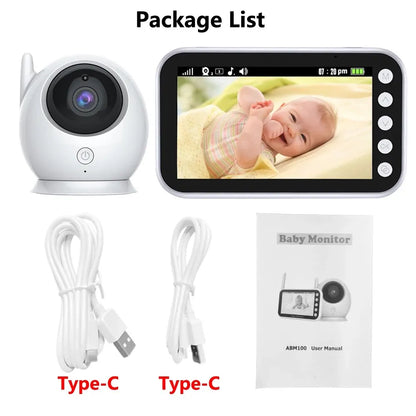 Baby Video Monitor with Night Vision and Lullaby Music