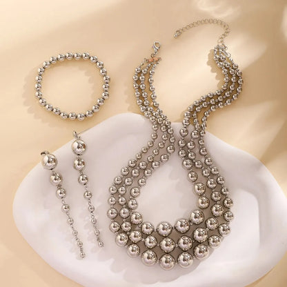 Fashionable 3pc Earring Necklace Bracelet Set