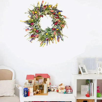 Delicate Flower Wreath for Indoor Decor